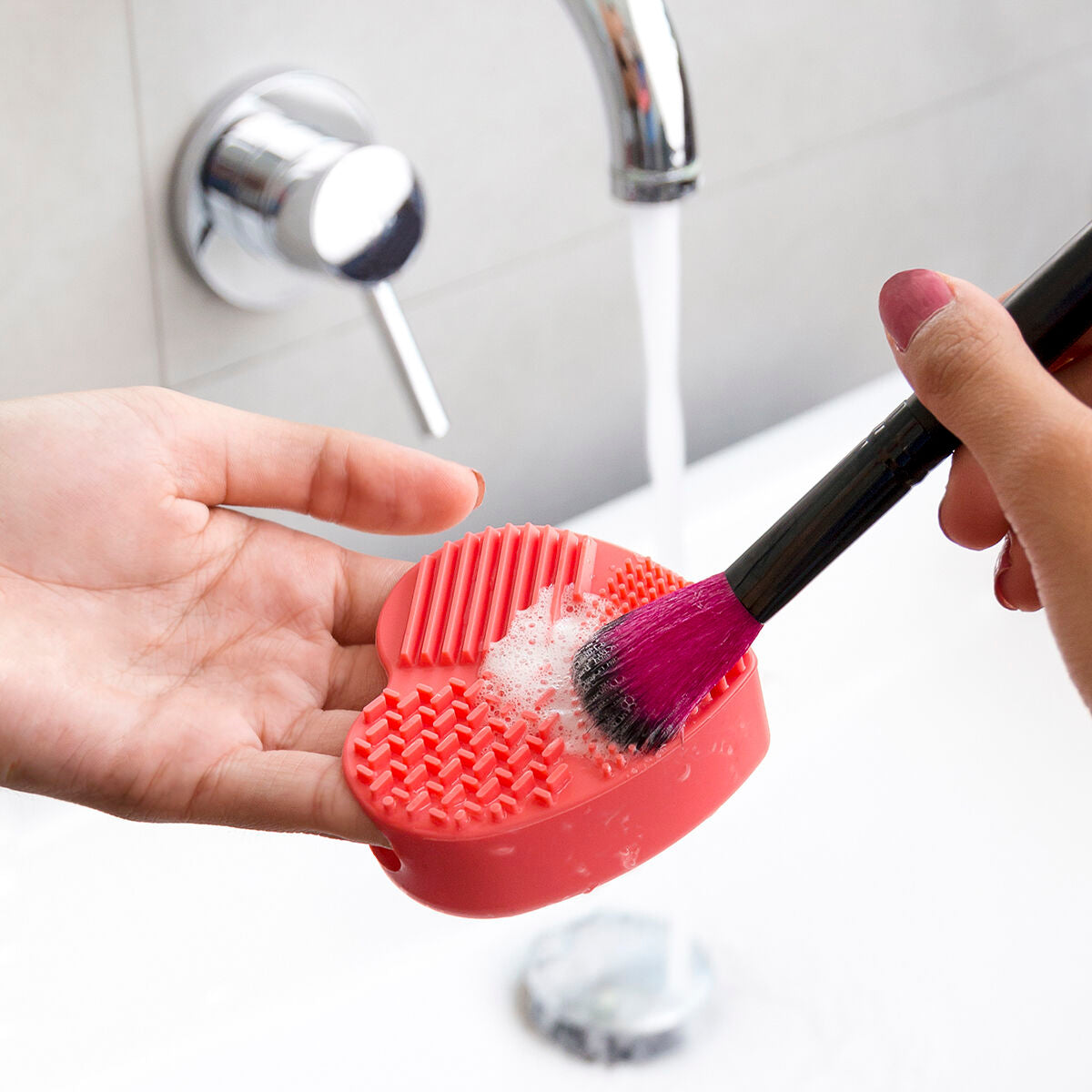 Silikon Make-up-Pinsel-Reinigungspad | Schnelle & Gründliche Pinselreinigung